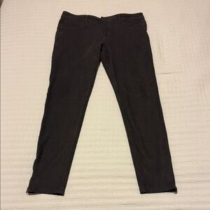 Women's Grey Suede Jeans